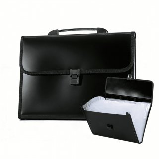 Olakula Expanding File Folder Organiser with Handle, 13 Pockets Accordion File Organiser,for Paper A4