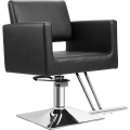 Olakula Barber Chair Ultra Comfort Foam Cushion,Height Adjustable,Hair Salon&Styling Studio(Black)