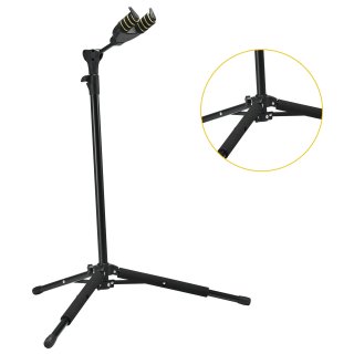 Olakula Guitar Stand Auto-Lock,Heavy-Duty Adjustable Fold Tripod,Suitable for All Types of Guitars.