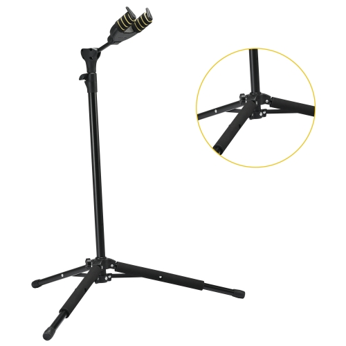 Olakula Guitar Stand Auto-Lock,Heavy-Duty Adjustable Fold Tripod,Suitable for All Types of Guitars.